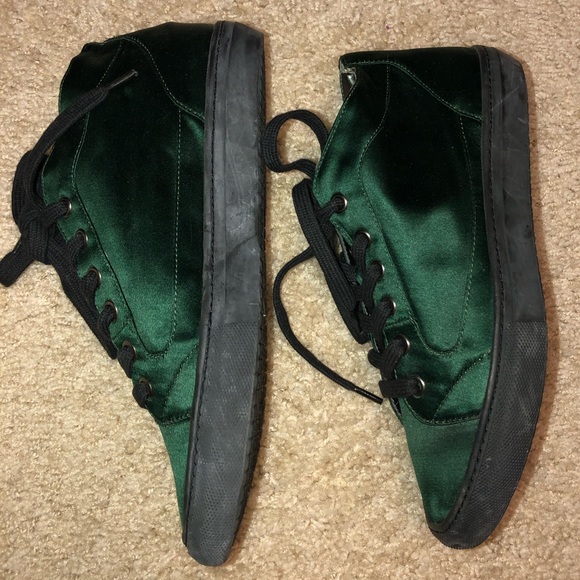 emerald green sneakers